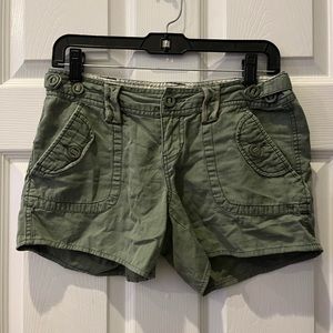 Green Cargo Shorts
